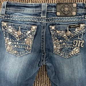 Miss Me Kids size 10 Rhinestone Bling Jeans
